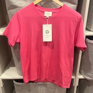 Sezane Pink Short Sleeve Tee